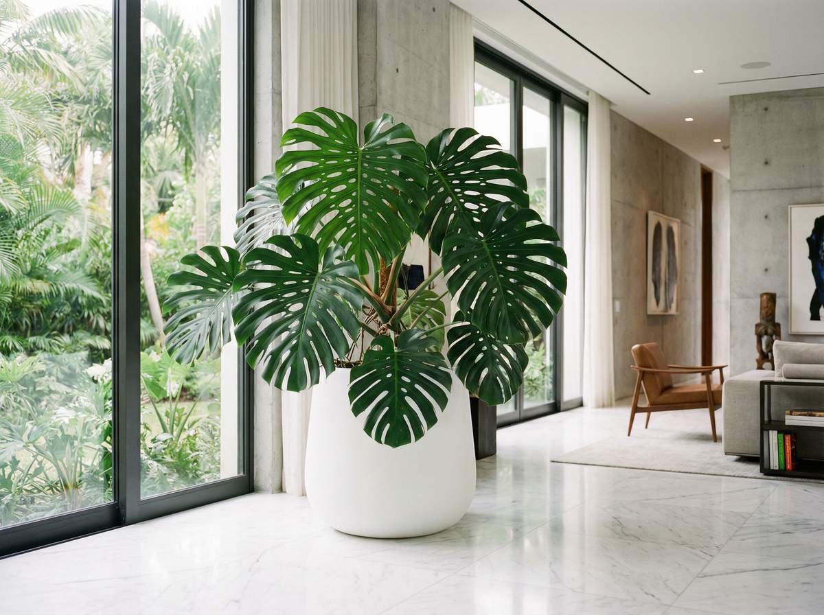 17c一起草龟背竹植物视频